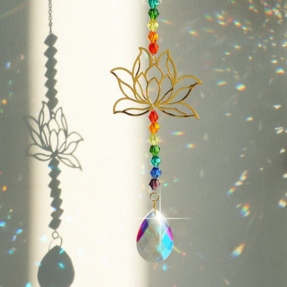 LZINA™ | Chakra Crystal Lotus Sun Collector