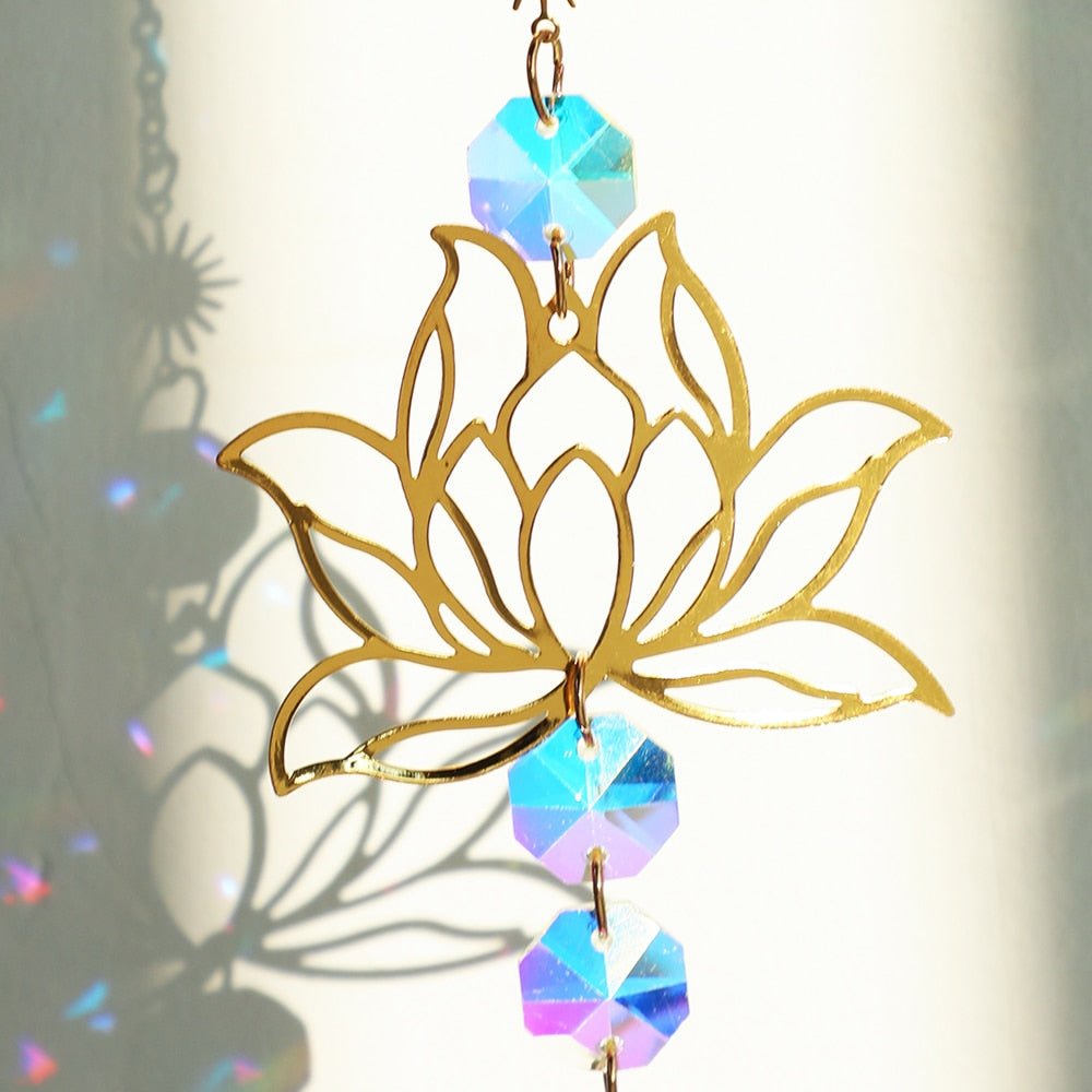 LZINA™ | Chakra Crystal Lotus Sun Collector
