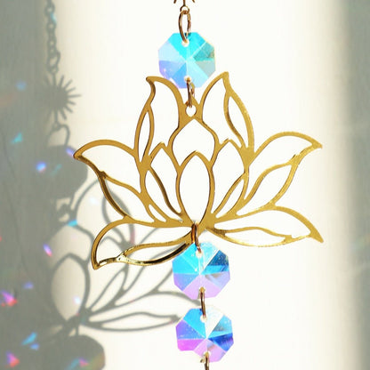 LZINA™ | Chakra Crystal Lotus Sun Collector