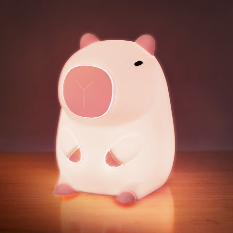 LZINA™ | Capybara Night Light Adjustable Brightness Silicone