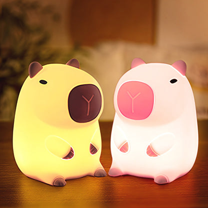 LZINA™ | Capybara Night Light Adjustable Brightness Silicone