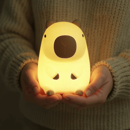 LZINA™ | Capybara Night Light Adjustable Brightness Silicone