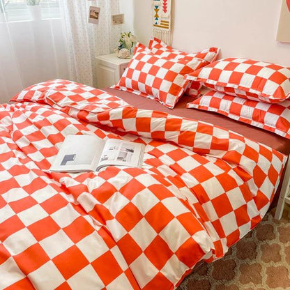 BowLift | Checked Bedding Set