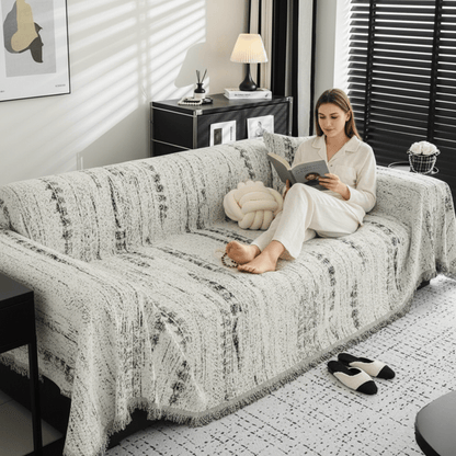 BowLift | CHENILUX – Elegant Chenille Sofa Cover for Protection & Style