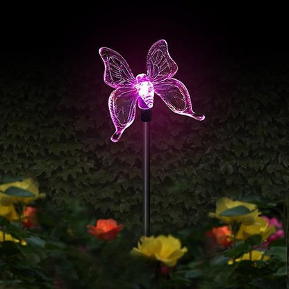 LZINA™ | Solar-LED-Garden Lights "Colorful Flies"