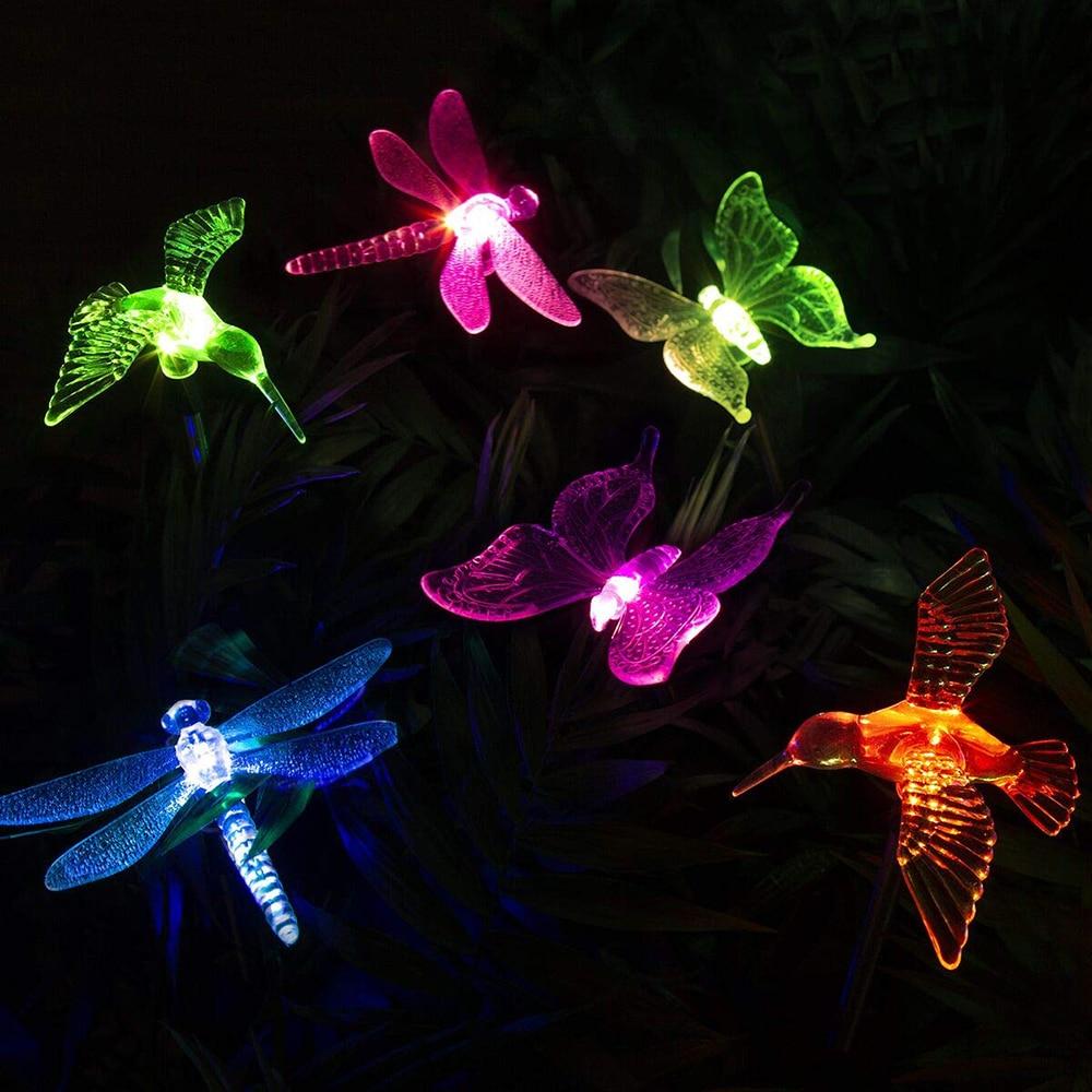 LZINA™ | Solar-LED-Garden Lights "Colorful Flies"