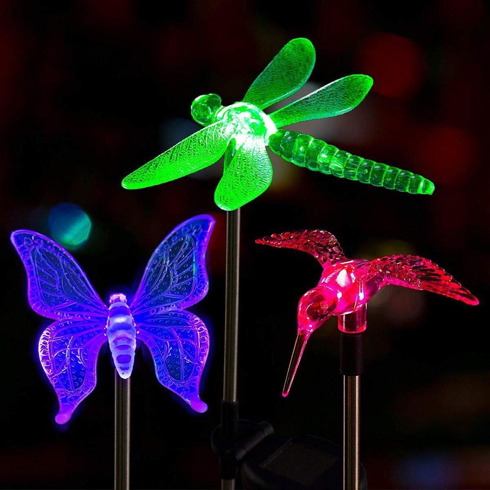 LZINA™ | Solar-LED-Garden Lights "Colorful Flies"