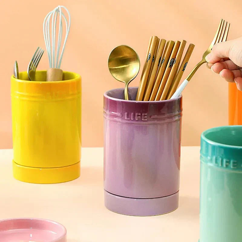 BowLift | Colorful Kitchen Utensil Organizer made of Ceramic