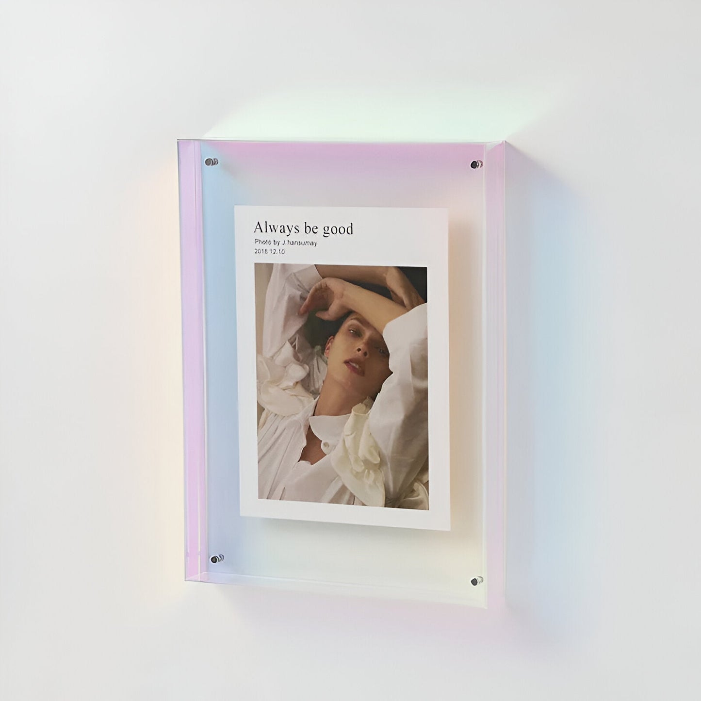 LZINA™ | Colored transparent acrylic frame for modern displays
