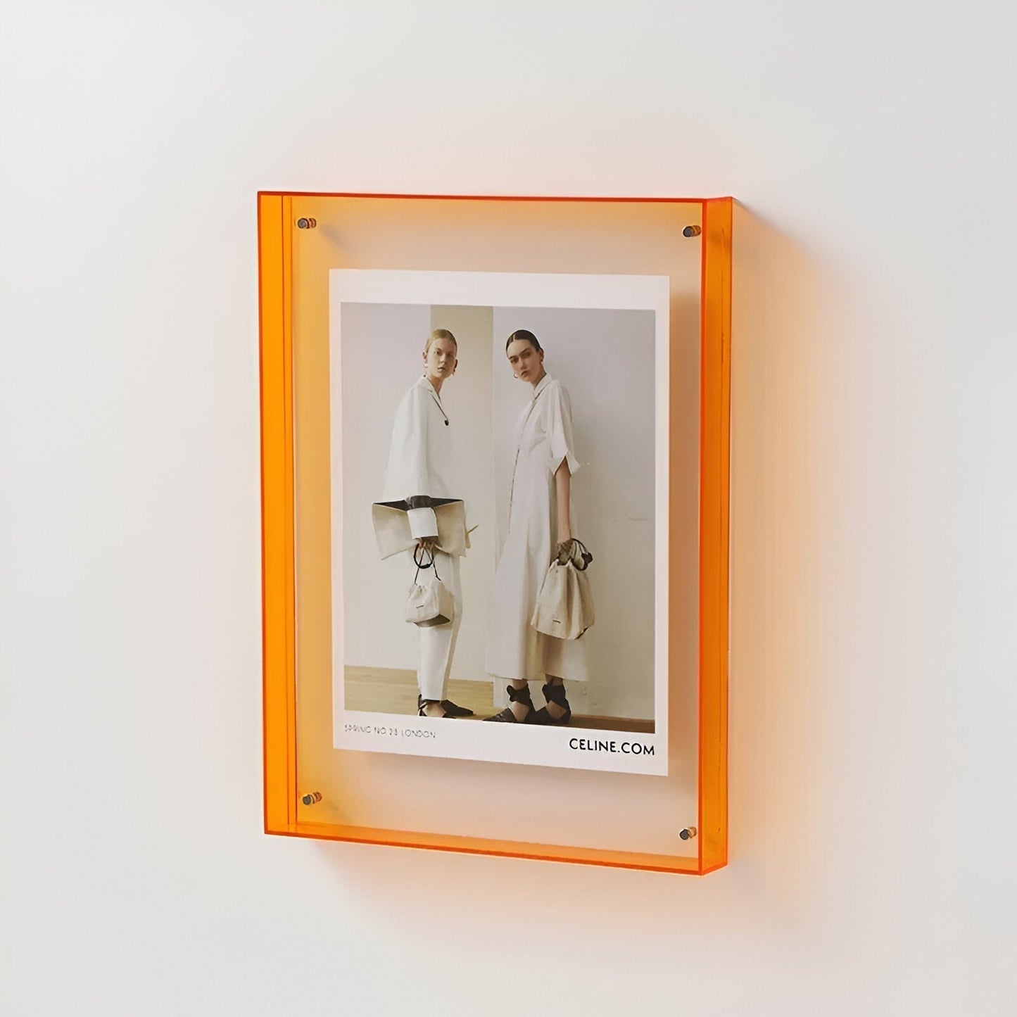 LZINA™ | Colored transparent acrylic frame for modern displays
