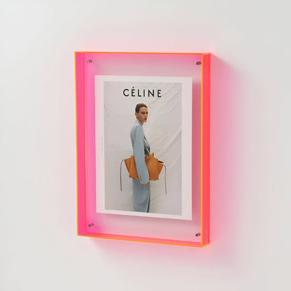 LZINA™ | Colored transparent acrylic frame for modern displays