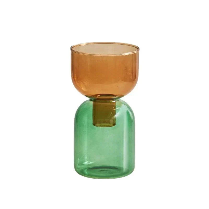 LZINA™ | Glass Bodletop Two-Piece Vase