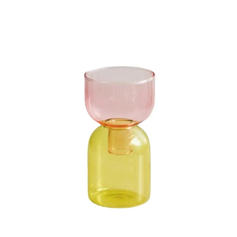 LZINA™ | Glass Bodletop Two-Piece Vase