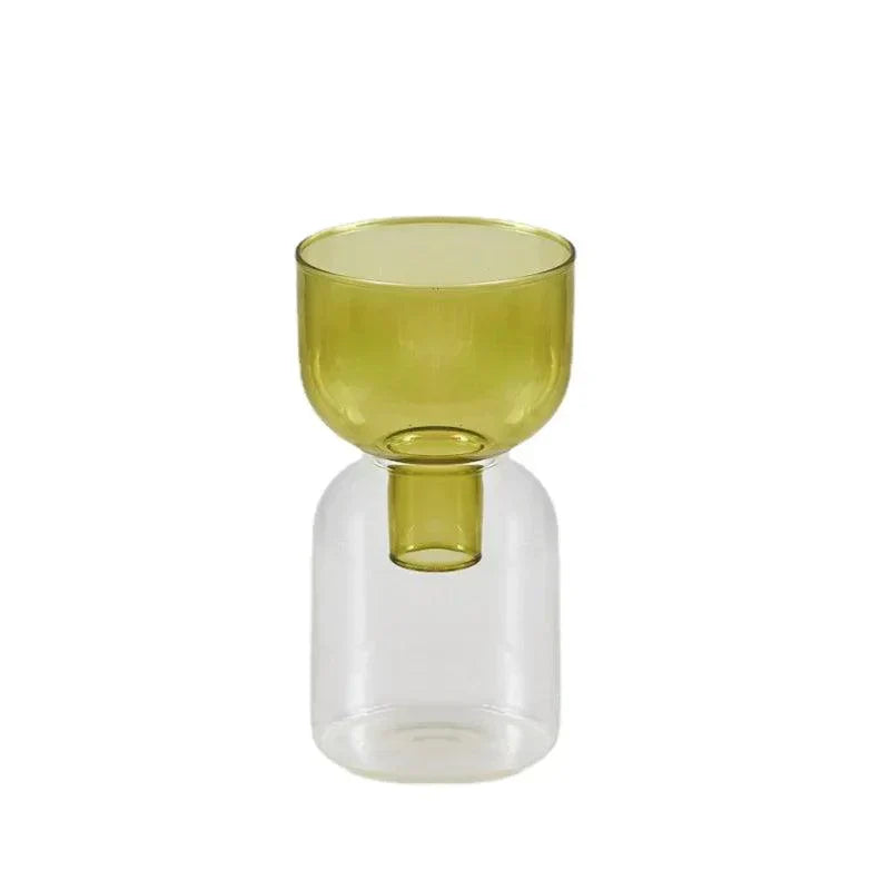 LZINA™ | Glass Bodletop Two-Piece Vase