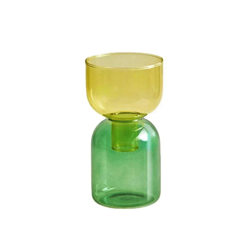 LZINA™ | Glass Bodletop Two-Piece Vase
