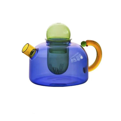 BowLift | Contrasting Color Translucent Teapot & Cup Set