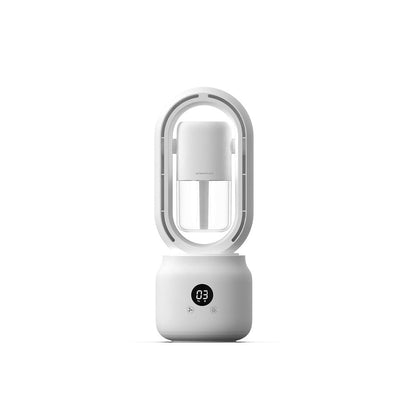 LZINA™ | COOLMIST – Portable Bladeless Fan with Humidifier and Night Light