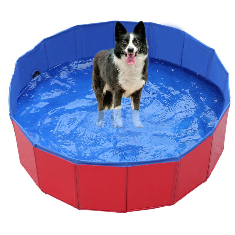 LZINA™ | QUICKDIP Summer – 80 cm Portable Dog Bath and Cooling Mat