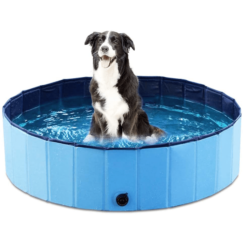LZINA™ | QUICKDIP Summer – 80 cm Portable Dog Bath and Cooling Mat