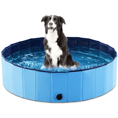 LZINA™ | QUICKDIP Summer – 80 cm Portable Dog Bath and Cooling Mat
