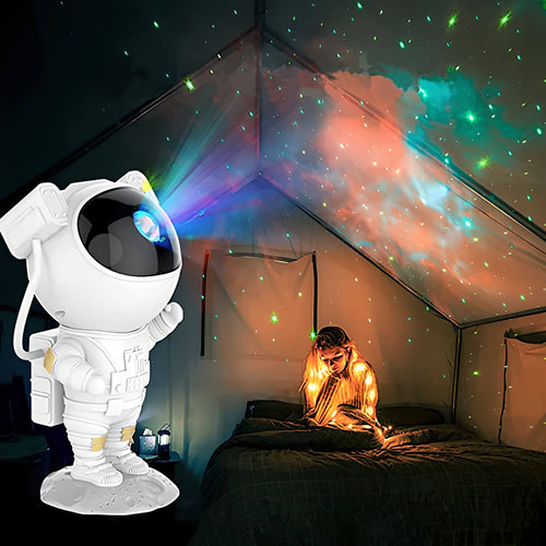 LZINA™ | Star Projector Astronaut Galaxy Night Light