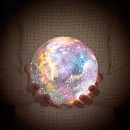 LZINA™ | CosmoShine – Multicolor Moon Night Light with Remote Control