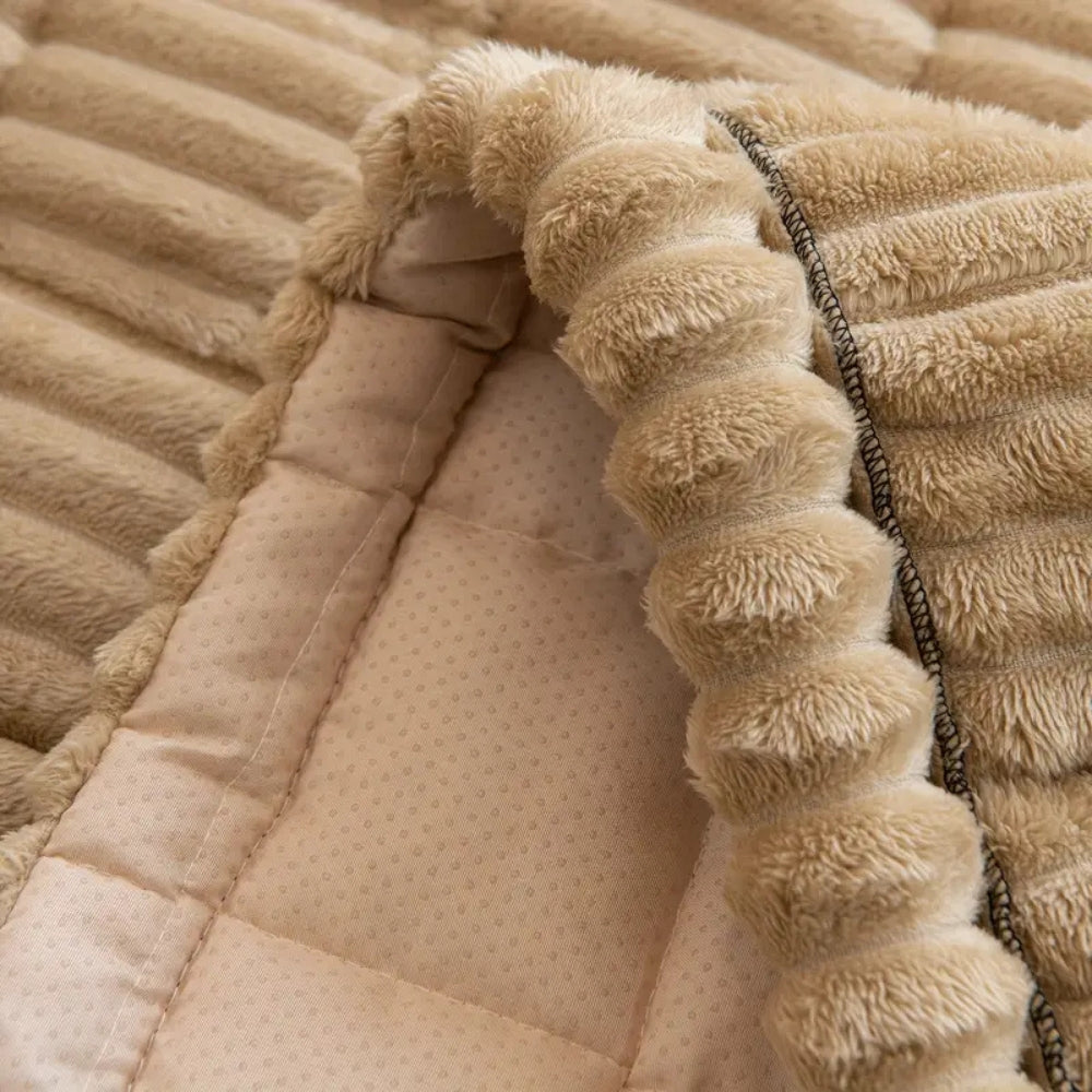 BowLift | Flannel Sofa Cover Quilted Design