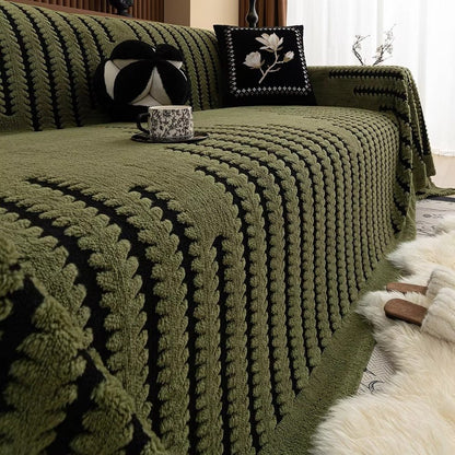 BowLift | CouchGuard – Plush sofa cover with non-slip backing