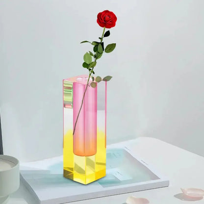 LZINA™ | Crystal Effect Gradient Vase