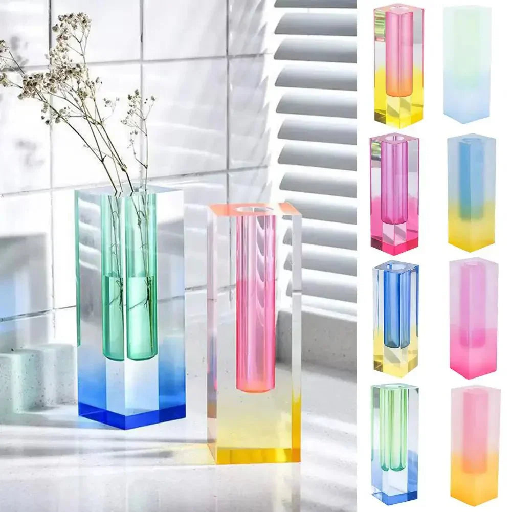 LZINA™ | Crystal Effect Gradient Vase