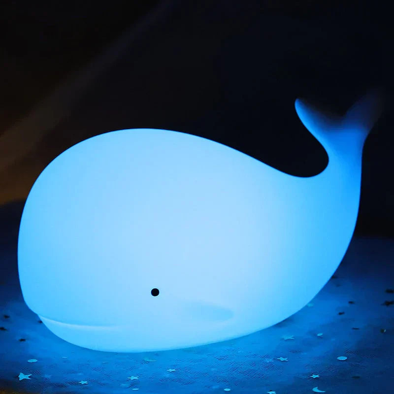 LZINA™ | Cute Whale Night Light with Colour Change - GlowWhale