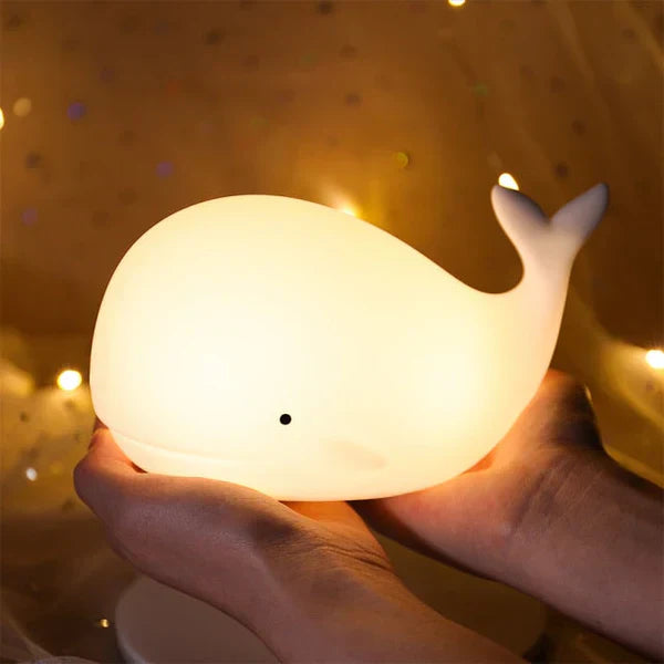 LZINA™ | Cute Whale Night Light with Colour Change - GlowWhale