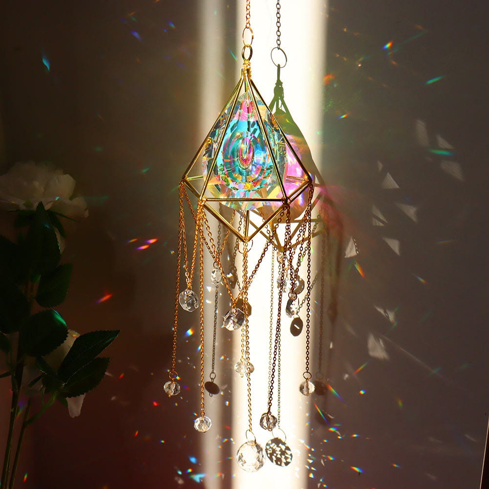 LZINA™ | Room Decoration Crystal Sun Catcher Wind Chime
