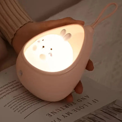 LZINA™ | PurrLight – Cute Animal Night Light LED Bedside Lamp for Kids