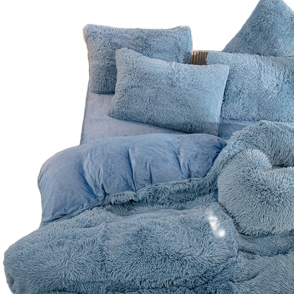 BowLift | Three-Piece Velvet Bedding Set with Velvet Finish