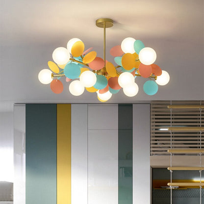 BowLift | Flower Branch Chandelier Living Room