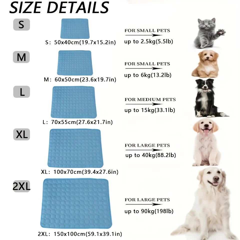 Extra Large Cooling Mat for Pets | Bowlift