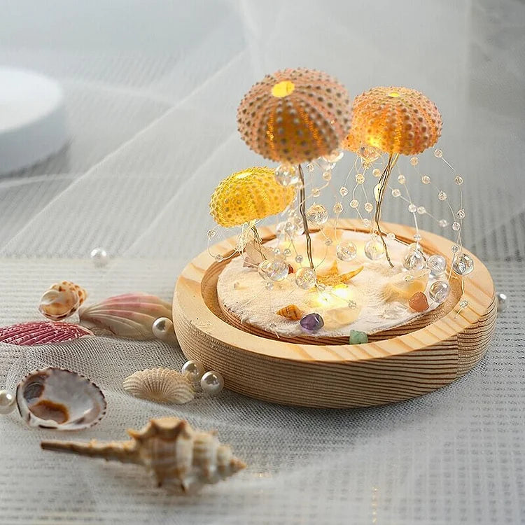 BowLift | LumiCraft – One-of-a-kind DIY Table Lamp with Natural Seashells for Cozy Décor