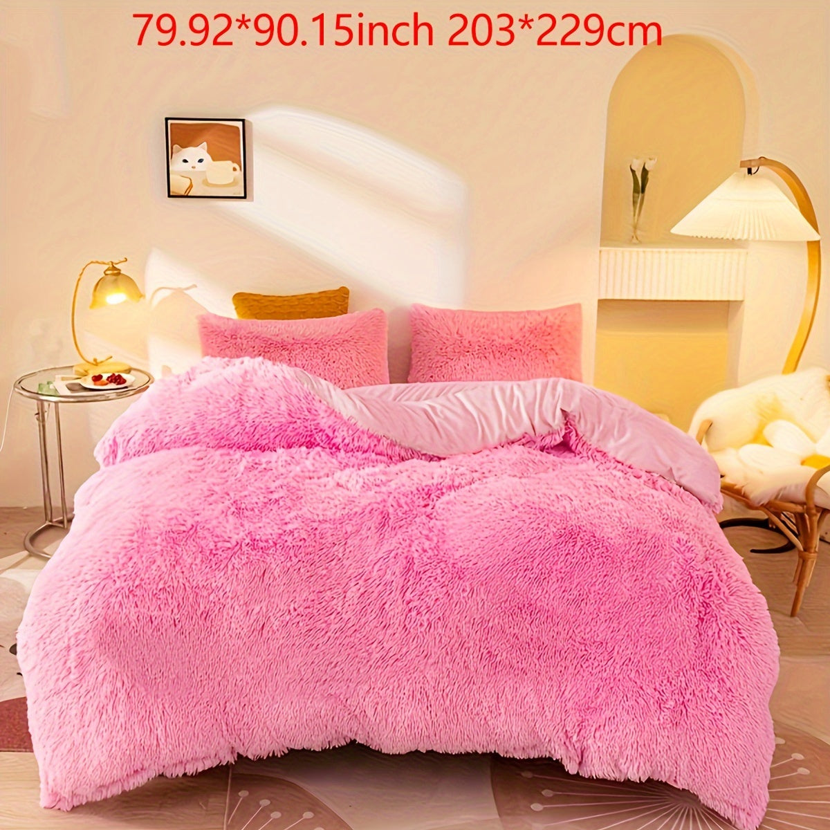 BowLift | Three-Piece Velvet Bedding Set with Velvet Finish