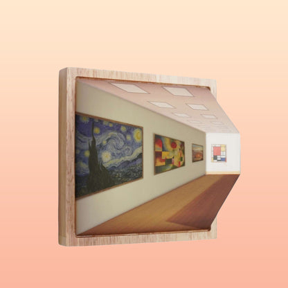 BowLift 3D Glasses-Free Optical Illusion Wall Lamp & Night Light — Gallery-Style Illumination