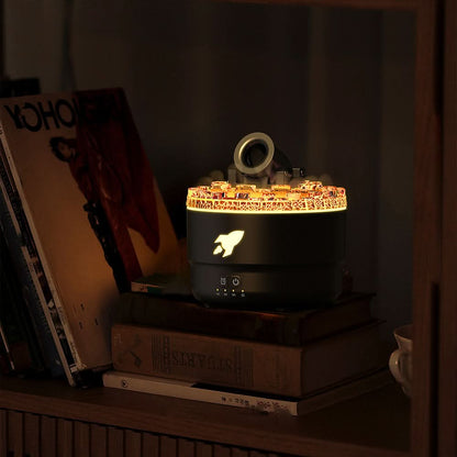LZINA™ | Lava Cannon Humidifier Aroma Diffuser with Mist Night Light