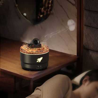 LZINA™ | Lava Cannon Humidifier Aroma Diffuser with Mist Night Light
