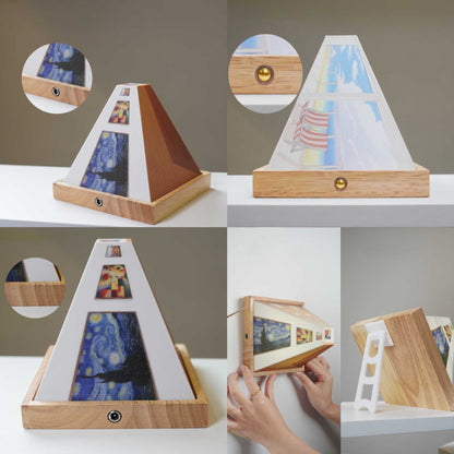 BowLift 3D Glasses-Free Optical Illusion Wall Lamp & Night Light — Gallery-Style Illumination
