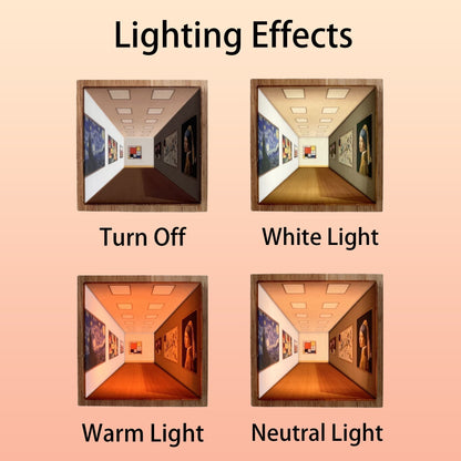 BowLift 3D Glasses-Free Optical Illusion Wall Lamp & Night Light — Gallery-Style Illumination