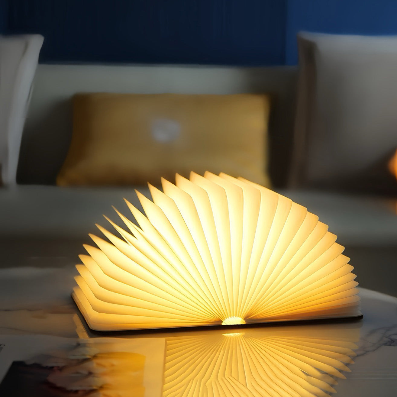 BowLift Wooden Book Lamp — Cozy Desk Light for Study, Gift & Home Decor
