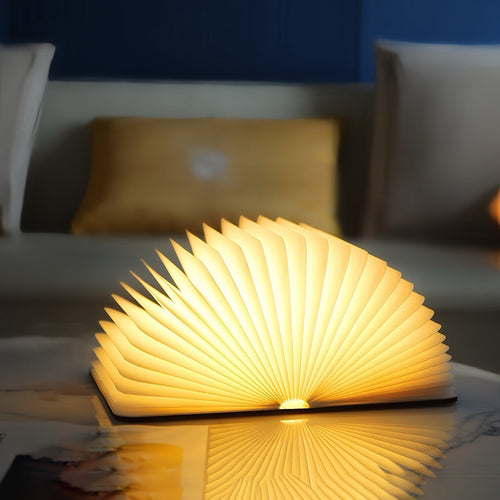 BowLift Wooden Book Lamp — Cozy Desk Light for Study, Gift & Home Decor
