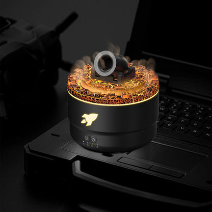 BowLift Cannon Humidifier & Aroma Diffuser — Water Mist, Night Light, Lava Glow — The Perfect Gift