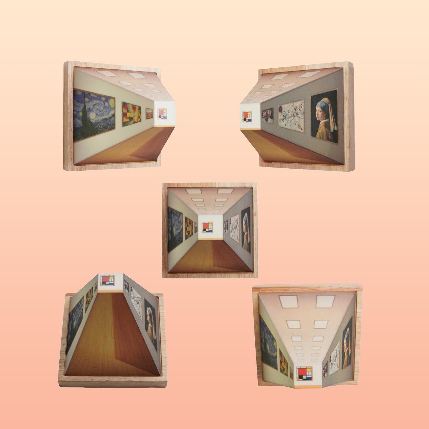 BowLift 3D Glasses-Free Optical Illusion Wall Lamp & Night Light — Gallery-Style Illumination