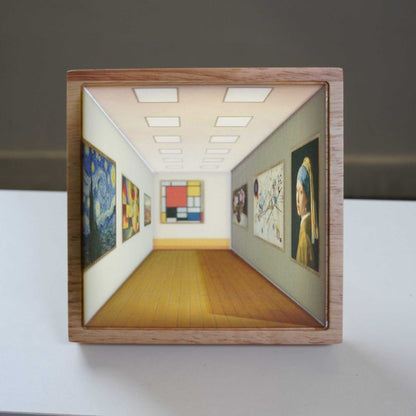 BowLift 3D Glasses-Free Optical Illusion Wall Lamp & Night Light — Gallery-Style Illumination
