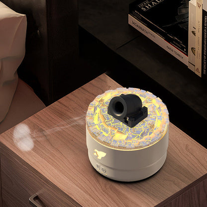 BowLift Cannon Humidifier & Aroma Diffuser — Water Mist, Night Light, Lava Glow — The Perfect Gift